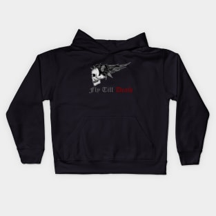 Fly Till Death Kids Hoodie